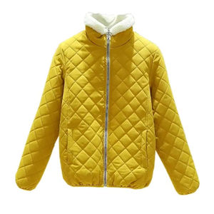 Gran oferta, chaquetas de invierno para mujer, chaquetas de cuero delgadas personalizadas, abrigos cálidos con capucha y relleno de algodón para niñas, diseño Popular holgado - Product Image 3