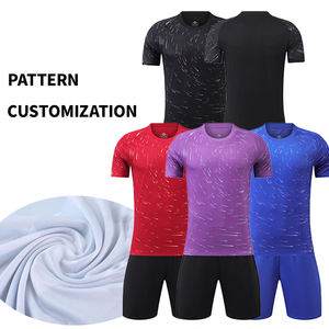 Conjunto de Camiseta y Pantalones Cortos Deportivos Transpirables con Estampado Digital Sublimado, Uniforme de Fútbol de Alto Rendimiento, Secado Rápido, Elástico en Cuatro Direcciones, para Verano - Product Image 2