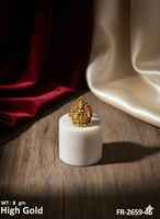 Bagues de doigt en or de haute qualité, bijoux ethniques indiens traditionnels, bagues statement faites à la main, idéales pour les mariages