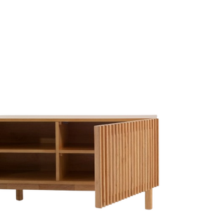 เฟอร์นิเจอร์ไม้เนื้อแข็งทำด้วยมือหน่วยทีวีที่ทันสมัยพร้อมที่เก็บแบบปรับได้สำหรับโรงแรมห้องนั่งเล่นอพาร์ทเมนท์ - Product Image 3