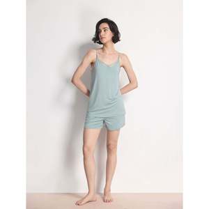 Conjunto de Camisola Romántica de Satén Premium Personalizada, sin Tirantes, con Ribete de Encaje, Talla XL, Cintura Elástica con Cordón, Spandex Suave para Ropa de Dormir de Verano - Product Image 2
