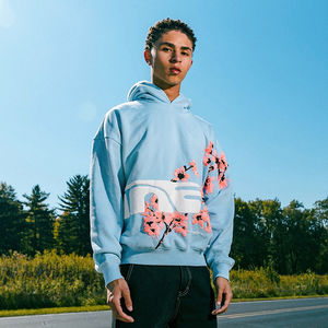 Sudaderas básicas de mezcla de algodón para hombre Sudaderas con capucha de entrenamiento de invierno de peso pesado - Product Image 3