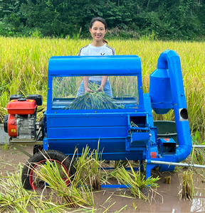 Çok fonksiyonlu buğday pirinç harman taneleri harman makinesi çin tarım taşınabilir çeltik harman makinesi - Product Image 5