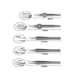 Juego de Pinzas Manuales de Acero Inoxidable para Microtransplante Capilar - Product Image 3
