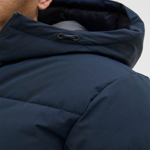 Veste d'hiver matelassée unisexe surdimensionnée, imperméable, coupe-vent, écologique, camouflage, avec logo personnalisé, pour l'extérieur, vente en gros - Product Image 3