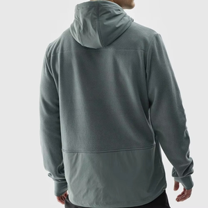 Veste de ski pour homme personnalisée avec fermeture éclair intégrale, design ligné, coupe-vent, chaude pour l'hiver, grande taille, coutures multicolores - Product Image 5