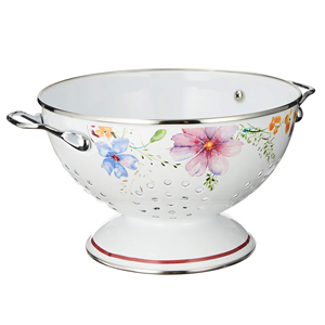 Cooking Sifter Strainer Metal Colander with <b>Handle</b> Vegetable <b>Kitchen</b> Food Strainer Colander - Product Image 5