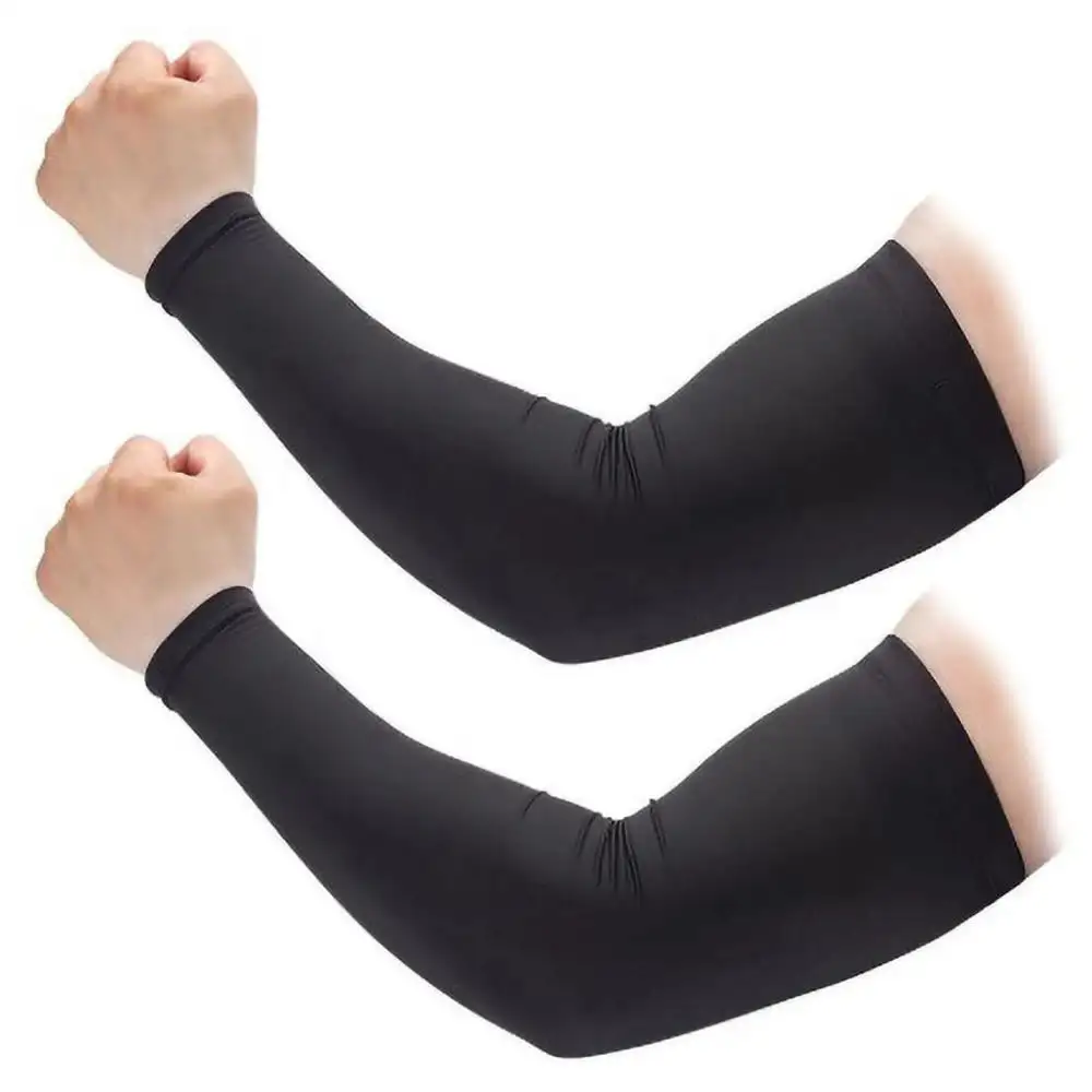 Manchettes de bras de cyclisme respirantes unisexes personnalisées coudières de sport manchettes de bras extensibles pour cyclisme Compression manchons de bras de golf