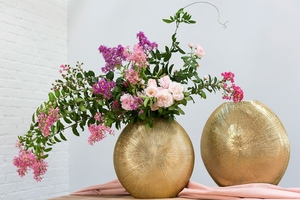 Jarrón de Diseño Moderno y Popular, Centro de Mesa, Porta Flores, para Bodas y Eventos, Jarrón de Metal Hecho a Mano para Decoración de Mesa - Product Image 5