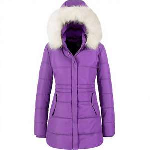 Abrigo Acolchado Largo de Invierno para Mujer, Chaqueta Acolchada con Capucha, Chaqueta Acolchada de Invierno Personalizada para Mujer - Product Image 6