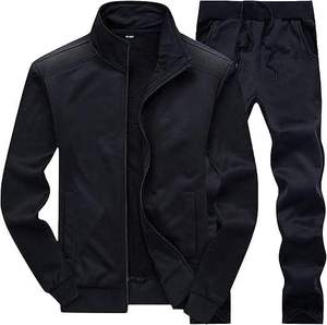 Men's Premium Quality Polyester Fabric Sports Tracksuit <b>Set</b> <b>Plus</b> <b>Size</b> Quick Dry Breathable Eco-Friendly Fashion <b>Jogger</b> Tracksuit - Product Image 2