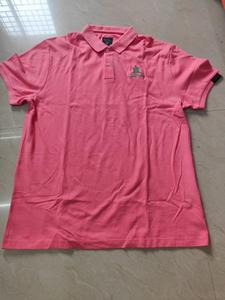 Camiseta básica de punto de algodón 100% azul para hombre para uso diario informal - Product Image 3