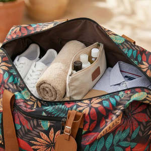 กระเป๋าเดินทางไค ทรอปิคอล ทราเวล โฮลดอลล์พร้อมซับในโพลีเอสเตอร์ - Product Image 6