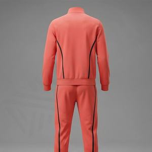 Ensemble de survêtement décontracté pour homme, coupe régulière, avec veste zippée en coton respirant, design uni, idéal pour l'hiver – Nouvelle collection très prisée - Product Image 2