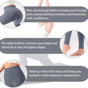 Custom Logo High Waist Breathable Yoga Pants Personalized Women's Workout Leggings for <b>Running</b> and Sports Casual Style - Product Image 4