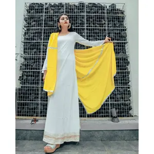 ชุดเดรสผ้าฝ้ายสีขาวโดย Thread & Button - Product Image 6