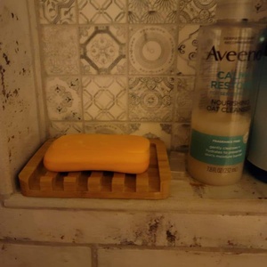 Jabonera de Madera Duradera de Lujo para Baño y Cocina, con Drenaje de Agua Ecológico, Accesorio para el Hogar - Product Image 2