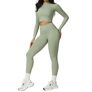 Conjuntos de Yoga para Mujer de Alta Calidad, Hechos a Medida con Logotipo, Cómodos, de Cintura Alta, con Tallas Ajustables - Product Image 6