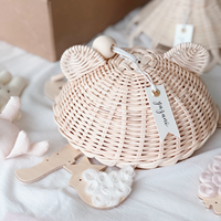 Bébé rotin lit suspendu mobile pour petits nouveau-nés en gros meilleur choix pour maman mignon ours pépinière berceau mobiles