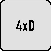 Spiral <b>Drill</b> <b>Bit</b> DIN 338 Type VA A147 D.4.5mm HSS-E 4XD-Pack of 10 - Product Image 3