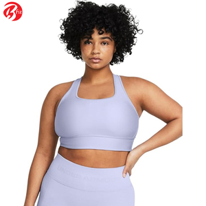 Soutien-gorge de sport pour femmes de grande taille, respirant et réversible, conception de dos nu simple, sur mesure, de haute qualité, avec service OEM - Product Image 6