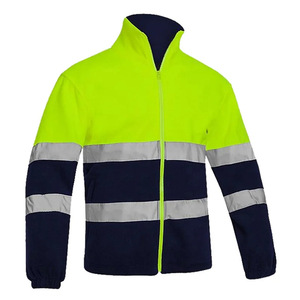 Chaqueta de trabajo de invierno para hombre, lona reflectante de seguridad personalizada para uso industrial, chaqueta de seguridad reflectante y a prueba de viento - Product Image 2