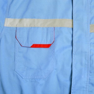 ชุดคลุมผ้าฝ้ายโพลี100% ระบายอากาศกางเกงทำงานสะท้อนแสงขนาดใหญ่พิเศษสำหรับชุดทำงานก่อสร้าง - Product Image 5