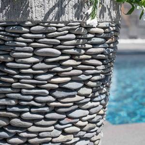 Home & <b>Garden</b> Decoration with Pebble Stone Pots Elegant <b>Garden</b> <b>Ornaments</b> - Product Image 2