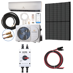 Kit de Mini Split Híbrido Solar EG4 12k (R32) 12000 BTU, Aire Acondicionado Inverter Solar AC/DC, Refrigeración/Calefacción para el Hogar - Product Image 5