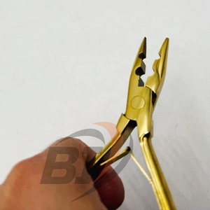 เครื่องมือต่อผมแบบคลิปหนีบผม Remy ของจีน ยี่ห้อ Professional Beautivia International Gold Plasma 2 รู ทำจากสแตนเลส - Product Image 4