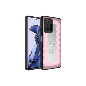 Funda de Silicona Suave con Patrón de Espejo de Lujo para Xiaomi Mi 11T 5G, Protección de Cámara Brillante, Carcasa Trasera Antigolpes, Modelo A1 - Product Image 1
