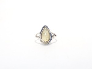 925 Sterling Silver Natural Lemon <b>Quartz</b> Gemstone <b>Ring</b> Fashionable Birthstone <b>Ring</b> Handmade Wholesale Unique <b>Rings</b> for Women - Product Image 2