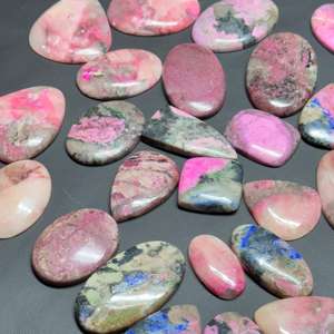 Pierre précieuse en vrac de calcite de cobalt rose naturel de haute qualité AAA et cabochon de calcite de cobalt vert en matériau d'agate en gros - Product Image 3