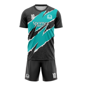 ชุดฝึกฟุตบอลแบบระเหิดโลโก้ออกแบบได้ตามต้องการ - Product Image 3