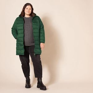 Manteau à capuche rembourré léger et résistant à l'eau pour femme (disponible en taille plus) 2025 - Product Image 2
