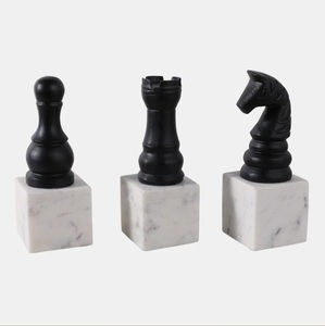 ที่ตั้งหนังสือหมากรุกทำจากเรซินประติมากรรมตกแต่งบ้านสำนักงานห้องนอนเดสก์ท็อปสำเนียงนิยายของตกแต่งโต๊ะ - Product Image 6