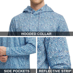 Sweat à capuche de golf en gros 2026 pour hommes, basique, en coton mélangé, imprimé, lourd, de haute qualité, vêtements de sport de luxe, sweats à capuche de golf pour hommes - Product Image 6