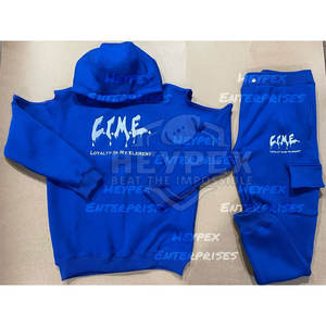 Conjunto de chándal de hombre de algodón 100% ligero de mejor estilo, ropa de calle de talla grande para invierno, oferta en línea - Product Image 5