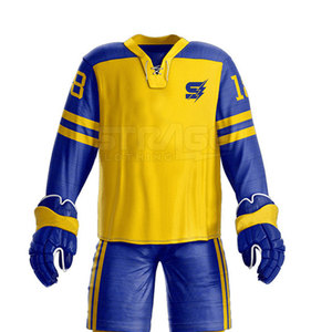 Uniforme de Hockey sobre Hielo de Nuevo Estilo, Transpirable, Ligero y Ecológico, de Alta Calidad, 100% Poliéster, Servicio OEM en Venta - Product Image 6