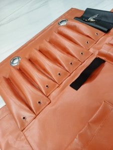 Delantal de herramientas aéreas de servicio pesado de fábrica OEM personalizado, organizador de ganchos de cubo, delantal de herramientas de liniero magnético con 13 bolsillos - Product Image 3