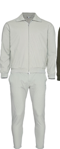 Unisex 2-Piece 100% Cotton Fleece Tracksuit Set | Breathable <b>Zip</b>-<b>Up</b> <b>Jacket</b> Pants | High Quality Custom Winter Sportswear - Product Image 3