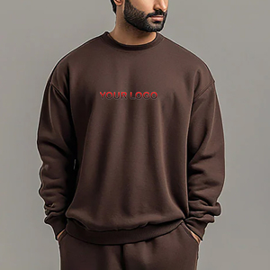 Por encargo 100% algodón Streetwear Boxy Fit pulóver sudaderas con capucha y sudadera de gran tamaño personalizado DTG impreso Logo sudadera para hombres - Product Image 4