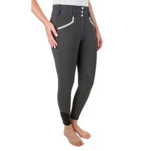 JOXAR HORSE RIDING EQUESTRIAN COMFORTABLE HIGH QUALITY LADIES NICOLE <b>KNEE</b> <b>PATCH</b> BREECHES - Product Image 1