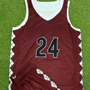 เครื่องแบบบาสเก็ตบอลปรับแต่งได้สำหรับทุกเพศชุดเสื้อบาสเก็ตบอลไซส์ใหญ่พิเศษระบายอากาศได้ดีสำหรับฤดูร้อน - Product Image 1