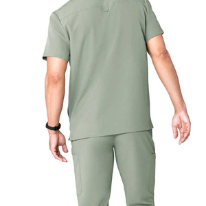 Uniforme Médico de Alta Calidad en Lona de Algodón y Poliéster, Personalizable, Último Diseño, Conjuntos de Uniformes Médicos, Uniformes de Hospital para Hombre - Product Image 5