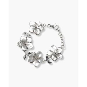Fashion Charm Bracelet with <b>Lobster</b> <b>Clasp</b>-Large Flower Design - Product Image 2