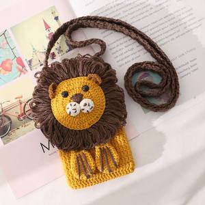 Creative Hand-Made Crocheted Other Mobile <b>Phone</b> Bag Small Animal Pattern Fashionable Accessory for Women Cute Girls EFANBEANIE - Product Image 1