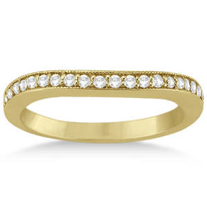 Anillo de Compromiso y Matrimonio de Oro Amarillo de 14k con Diseño de Mariposa y Diamantes de 0.42ct - Product Image 1
