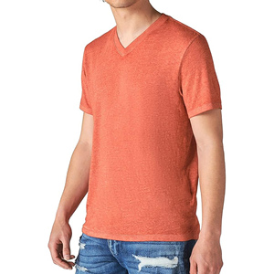 T-shirts personnalisés grande taille d'été respirants à séchage rapide, col en V, coupe ample, manches courtes, qualité supérieure, nouvelle collection, design vierge - Product Image 6