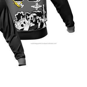 Sweat-shirt à capuche en molleton uni pour homme en gros, poche kangourou, haute qualité, logo personnalisé, vêtements de marque - Product Image 5